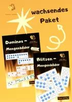 Vorschau - Stationenlernen - Sparpaket Mengenbilder - Deckblatt