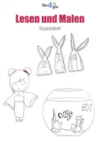 Vorschau - Arbeitsblätter - Lesen und Malen - Sparpaket #homeschooling - Deckblatt