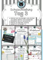 Vorschau - Arbeitsblätter - Schulmaterial bei Schulschließung - Tag 3 - Deckblatt