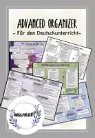 Vorschau - Poster - Advanced Organizer für den Deutschunterricht - Deckblatt
