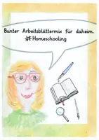 Vorschau - Arbeitsblätter - Unterschiedliche Übungen für daheim.Homeschooling - Deckblatt