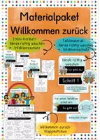Vorschau - Arbeitsblätter - Materialpaket Willkommen zurück - Deckblatt