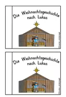 Vorschau - Arbeitsblätter - Materialpaket Weihnachtsgeschichte nach Lukas und Matthäus - Deckblatt