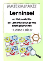 Vorschau - Bildkarten - MATERIALPAKET Lerninselkarten Klasse 1 bis 4 - Deckblatt