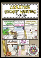 Vorschau - Arbeitsblätter - Creative Story Writing Package - Deckblatt