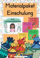 Vorschau - Arbeitsblätter - Materialpaket Einschulung - Deckblatt
