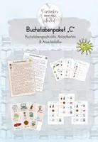 Vorschau - Arbeitsblätter - Buchstabenpaket "C" - Deckblatt