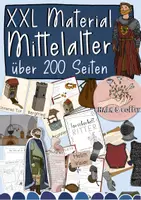 Vorschau - Stundenentwürfe - XXL-Materialpaket Mittelalter - Ritter, Burg, Stände im Mittelalter, Bastelanleitungen ... - Deckblatt