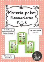 Vorschau - Fördermaterial/Inklusion - Klammerkartenpaket P, T, K - Deckblatt