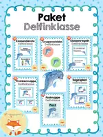 Vorschau - Merkblätter - Materialpaket - Delfinklasse - Deckblatt