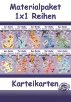 Vorschau - Anderer Materialtyp - Materialpaket: 1x1 Reihen Karteikarte, + alle in Reihen, + Umkehraufgaben - Deckblatt