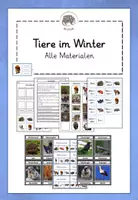 Vorschau - Spiele - XL-Paket: Tiere und Vögel im Winter - Deckblatt