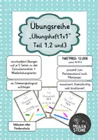 Vorschau - Unterrichtsreihen - Paket Übungshefte 1x1: Teil 1,2 und 3 - Deckblatt
