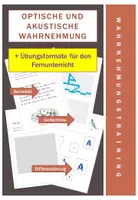 Vorschau - Mal- und Bastelvorlagen - Wahrnehmungstraining - Materialpaket - Deckblatt