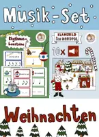 Vorschau - Stundenentwürfe - Musik Paket Weihnachten, Grundschule Musikunterricht Winter - Deckblatt