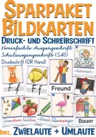 Vorschau - Stationenlernen - Materialpaket Buchstaben / Buchstabeneinführung / Schreiblehrgang - Deckblatt