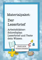 Vorschau - Arbeitsblätter - Leserbrief - Deckblatt