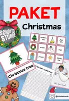Vorschau - Arbeitsblätter - MATERIALPAKET - "Christmas" - Deckblatt