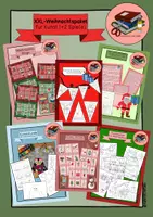 Vorschau - Arbeitsblätter - XXL Weihnachtspaket für den Kunstunterricht (+2 Spiele) - Deckblatt