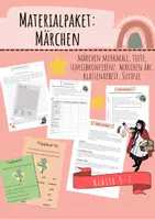Vorschau - Arbeitsblätter - Materialpaket: Märchen schreiben Allrounder (Klasse 4/ 5 /6) - Deckblatt