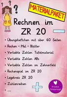Vorschau - Arbeitsblätter - Rechnen im ZR 20 - Materialpaket - Deckblatt
