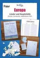 Vorschau - Arbeitsblätter - Europa - Länder und Hauptstädte - Deckblatt