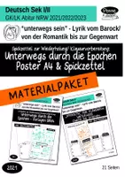 Vorschau - Arbeitsblätter - Materialpaket Unterwegs sein durch die Epochen - mit Sketchnotes - Spickzettel und A4-Poster - Deckblatt