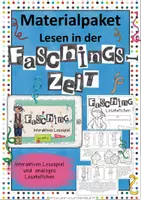Vorschau - Arbeitsblätter - Materialpaket Lesen in der Faschingszeit #edukilights22 - Deckblatt