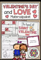 Vorschau - Arbeitsblätter - VALENTINE'S DAY and LOVE - Materialpaket - Deckblatt