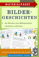 Vorschau - Arbeitsblätter - Deutsch: Bildergeschichte vorbereiten - Materialpaket - Deckblatt
