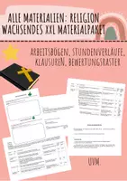 Vorschau - Stundenentwürfe - ALLE Religion Materialien: XXL Materialpaket - Deckblatt