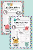 Vorschau - Arbeitsblätter - Arbeitsblätter zur schriftlichen Addition - Deckblatt
