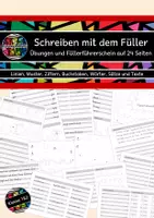 Vorschau - Arbeitsblätter - Füller - Übungen und Führerschein (Druckschrift) - Deckblatt