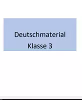 Vorschau - Unterrichtsreihen - Materialpaket Deutschunterricht Klasse 3 - Deckblatt