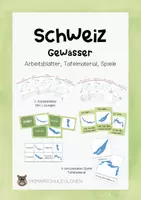 Vorschau - Spiele - Schweiz - Gewässer Materialpaket - Deckblatt