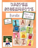 Vorschau - Fördermaterial/Inklusion - Bundle - Karten für die Bodenmatte (Bee-Bot) - Deckblatt