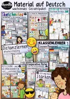 Vista previa - Unidades / Secuencias / Situaciones de Aprendizaje - DEUTSCH - Gesamtpaket Material Doodleteacher - Portada
