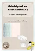 Vorschau - selbst erstellte Cliparts/Grafiken - Materialpaket: Cliparts und Hintergründe (zur kommerziellen Nutzung) - Deckblatt