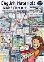 Vista previa - Unidades / Secuencias / Situaciones de Aprendizaje - English Materials - Bundle Class 9-13 - Portada
