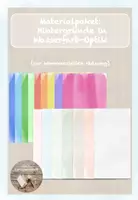 Vorschau - selbst erstellte Cliparts/Grafiken - Materialpaket: Hintergründe in Wasserfarb-Optik - Deckblatt