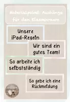 Vorschau - Mal- und Bastelvorlagen - Materialpaket: Aushänge für den Klassenraum - Deckblatt