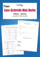 Vorschau - Arbeitsblätter - Lies-Schreib-Mal-Hefte (Silben - Wörter) - Deckblatt