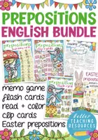 Vista previa - Unidades / Secuencias / Situaciones de Aprendizaje - PREPOSITIONS English / Inglés bundle - Portada