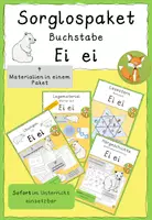 Vorschau - Stundenentwürfe - SORGLOSPAKET Buchstabe Ei/ei - Deckblatt