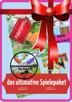 Vorschau - Stationenlernen - Spielepaket: Bingo, Merk Dir was, Domino, Mau Mau, Koffer packen - Deckblatt