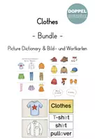 Vorschau - Arbeitsblätter - "Clothes": Picture Dictionary & Bild-und Wortkarten - Deckblatt