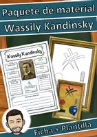 Vista previa - Hojas de trabajo - Paquete de materiales Wassily Kandinsky (Arte abstracto) - Portada