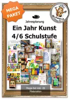 Vorschau - Stundenentwürfe - Kunststunde: ein Jahr KUNST 4/6 Schulstufe - Deckblatt