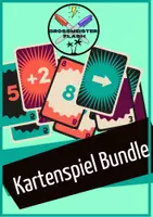 Vorschau - Stationenlernen - Kartenspiele Mix: Bingo, Mau Mau, Quartett, Koffer packen, Domino ... - Deckblatt