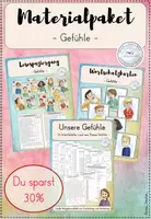 Vorschau - Arbeitsblätter - Materialpaket Gefühle Ethik Klasse 2/3 - Deckblatt